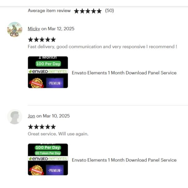 Envato Elements 1 Year Download Panel Service - Image 2