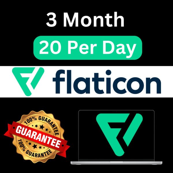 Flaticon Premium 3 Month Download Panel Service