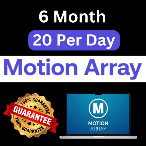 Motion Array 6 Months Download Panel Service